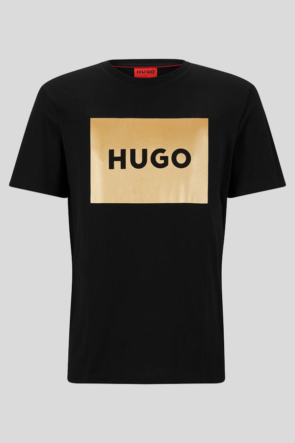 T-SHIRT HUGO - 001 BLACK